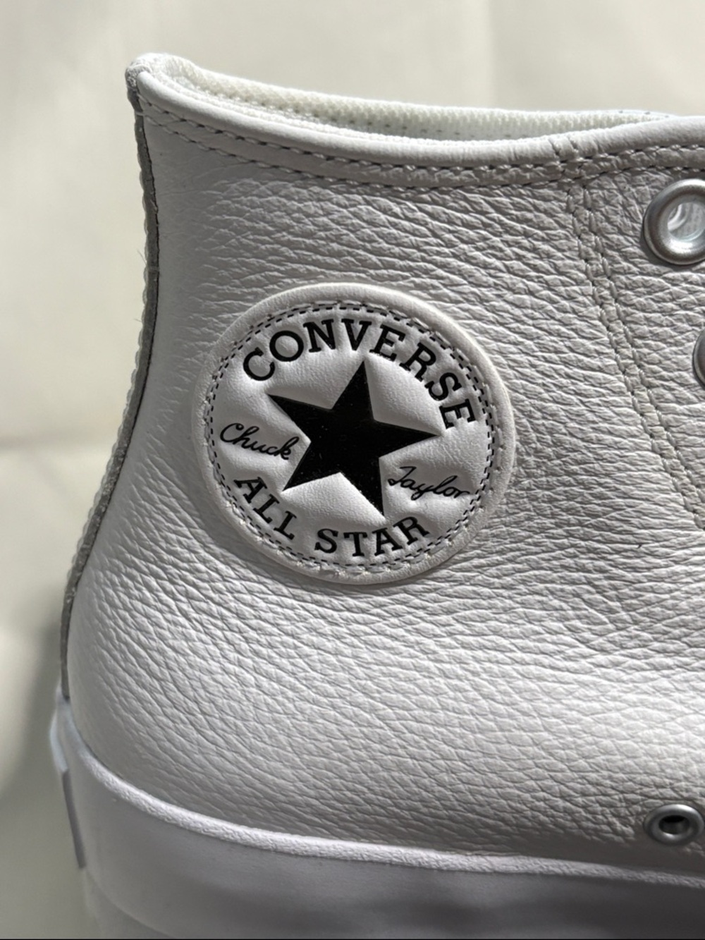 Converse Chuck Taylor Leather High Top Lugged Sole Sneakers - Picture 2 of 11